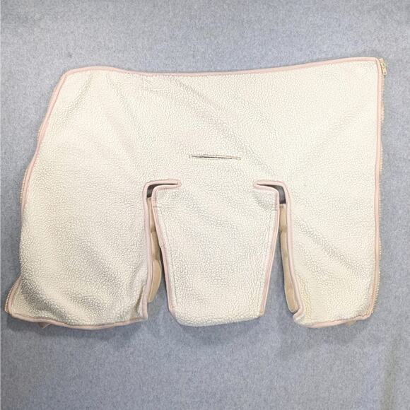 Eddie Bauer Car Baby Seat Stroller Cover Cream Fleece - Picture 5 of 16